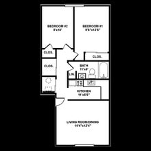 Jaycee Manor Apartments in Martins Ferry, OH - Building Photo - Floor Plan