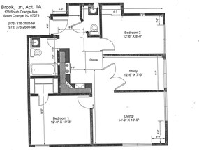 Grove Terrace 185 in South Orange, NJ - Building Photo - Floor Plan