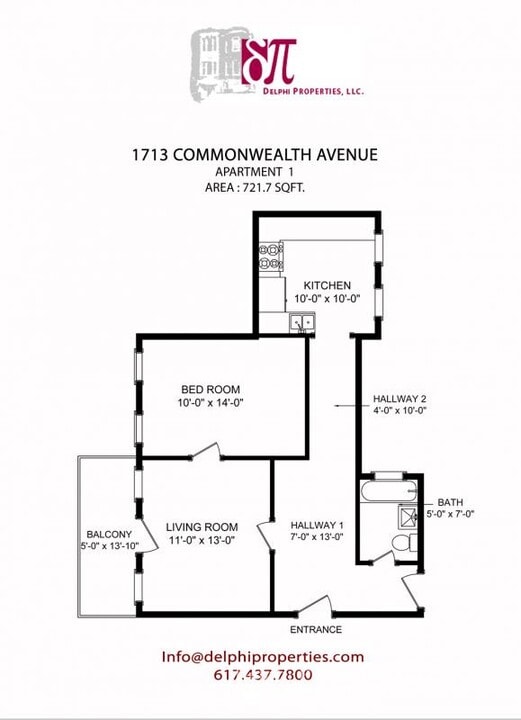 1714 Commonwealth Ave in Boston, MA - Building Photo