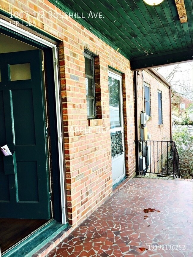 1007 1/2 Rosehill Ave. in Durham, NC - Building Photo - Building Photo