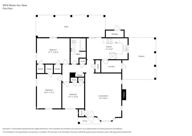 259 E Marilyn Ave in Mesa, AZ - Foto de edificio - Building Photo