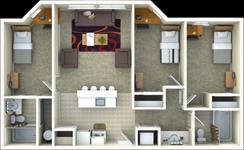 Bettie Johnson Hall in Louisville, KY - Building Photo - Floor Plan