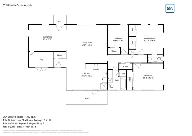 3815 Rendale Dr N in Jacksonville, FL - Building Photo - Building Photo