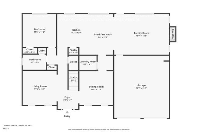 1418 Fall River Dr in Conyers, GA - Foto de edificio - Building Photo