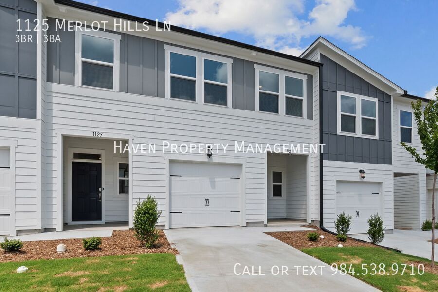 1125 Merlot Hills Ln. in Durham, NC - Building Photo