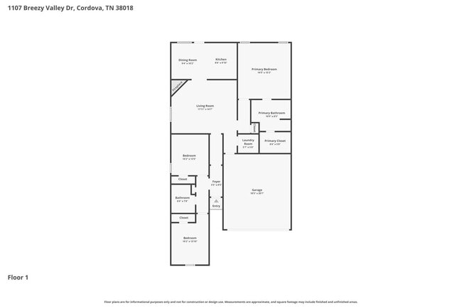 1107 Breezy Valley Dr in Cordova, TN - Building Photo - Building Photo