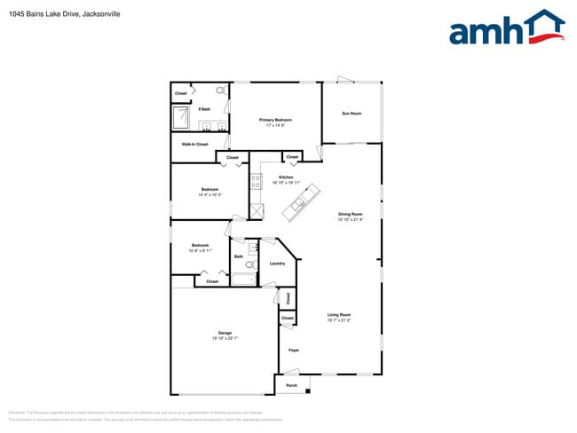 1045 Bains Lake Dr in Jacksonville, FL - Foto de edificio - Building Photo