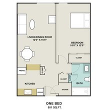 Woodland Hills - A Senior Community in Jackson, MI - Foto de edificio - Floor Plan