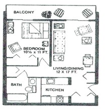 Restoration Towers in Detroit, MI - Building Photo - Floor Plan