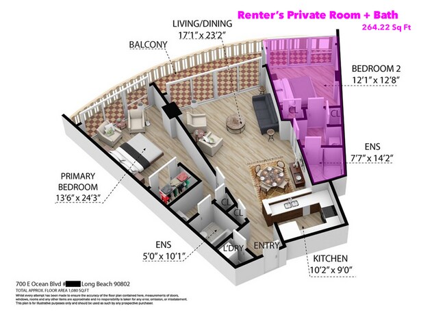 700 E Ocean Blvd, Unit 605 in Long Beach, CA - Building Photo - Building Photo