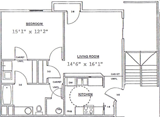 Fairfield Apartments in Laramie, WY - Building Photo - Floor Plan