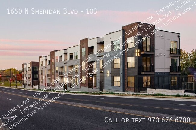 property at 1650 Sheridan Boulevard