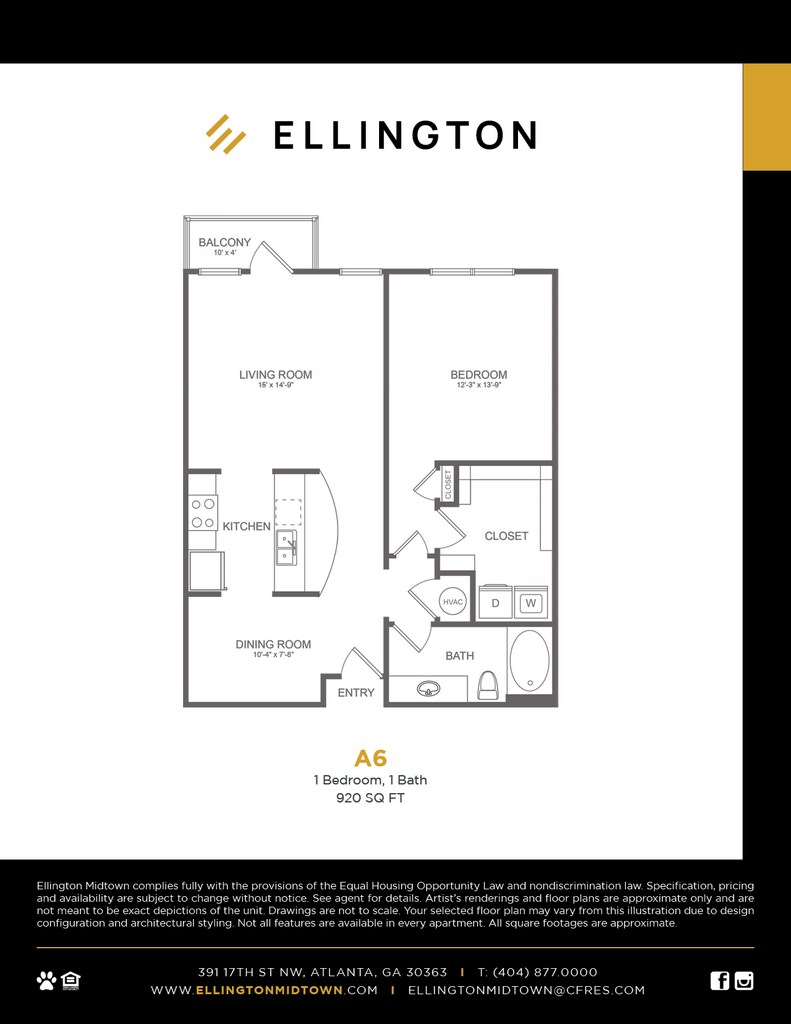 Ellington Midtown Atlanta, GA Apartments