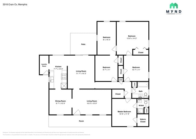 3318 Crain Cove in Memphis, TN - Foto de edificio - Building Photo