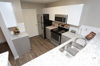 2BR, 2BA - 980 SF - Kitchen - Patchen Oaks Apartments in Lexington, Kentucky