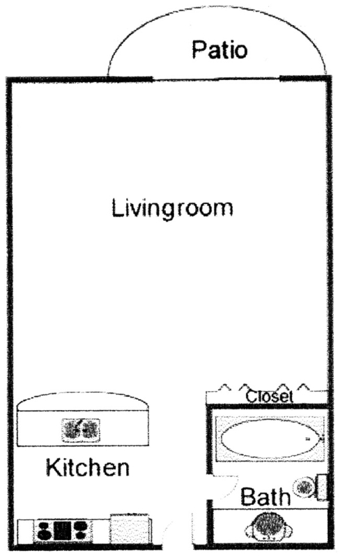 Time Square Apartments in Madison, WI - Foto de edificio - Floor Plan