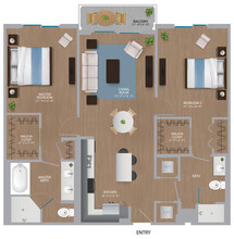 Shalimar Plantation East in Plantation, FL - Building Photo - Floor Plan