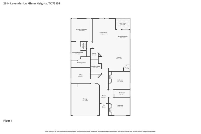 2614 Lavender Ln in Glenn Heights, TX - Building Photo - Building Photo