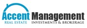 Property Management Company Logo Accent Management