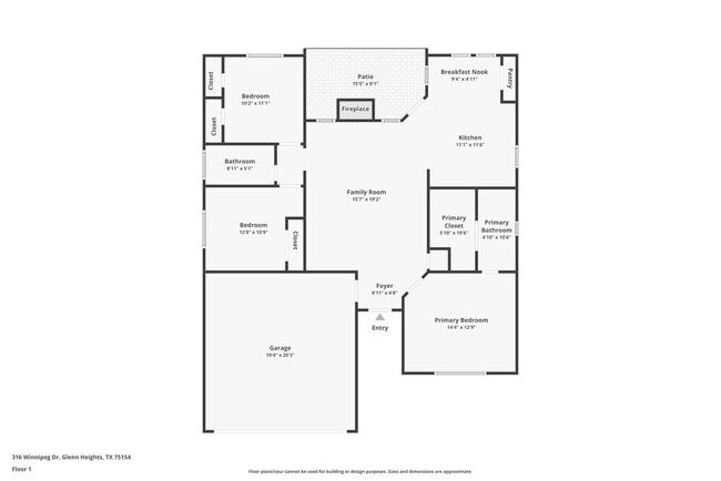 316 Winnipeg Dr in Red Oak, TX - Foto de edificio - Building Photo