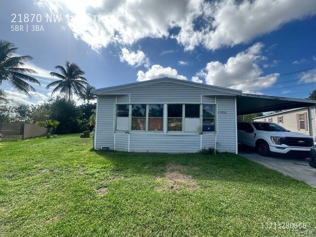 property at 21870 NW 1st St