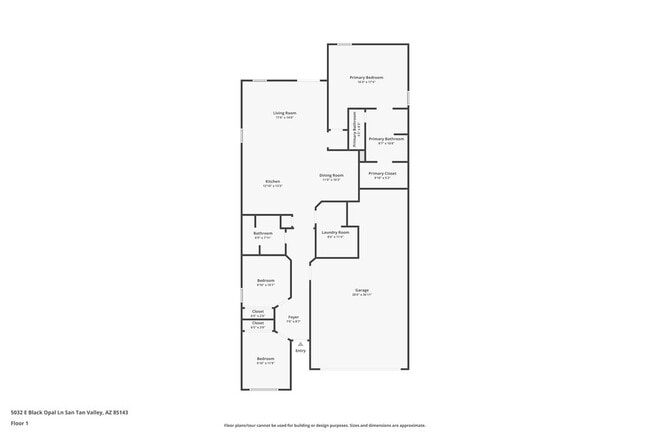 5032 E Black Opal Ln in San Tan Valley, AZ - Foto de edificio - Building Photo
