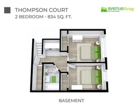 Thompson Court in Medicine Hat, AB - Building Photo - Floor Plan