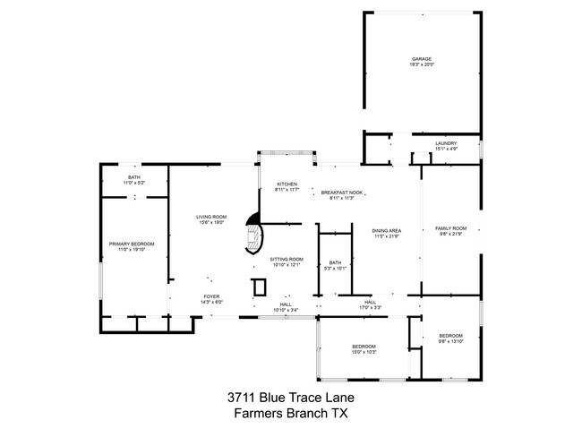 3711 Blue Trace Ln in Farmers Branch, TX - Building Photo - Building Photo