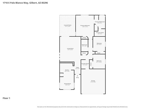 1710 E Palo Blanco Way in Gilbert, AZ - Foto de edificio - Building Photo