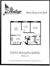 Kiwanis Heritage Inc in East Troy, WI - Building Photo - Floor Plan