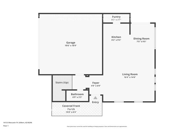 1413 S Moccasin Trail in Gilbert, AZ - Foto de edificio - Building Photo