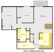 Washington Park Apartments in Manitowoc, WI - Foto de edificio - Floor Plan