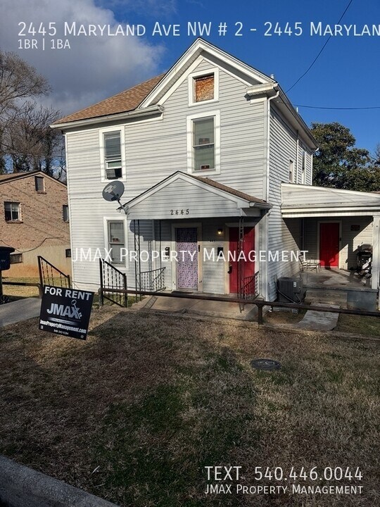 2445 Maryland Ave NW in Roanoke, VA - Building Photo