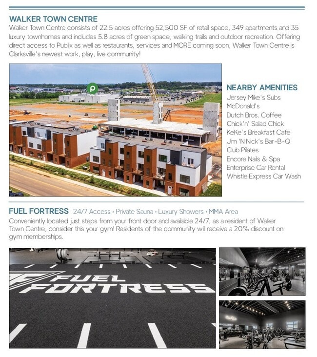 Walker Town Centre in Clarksville, TN - Foto de edificio - Building Photo