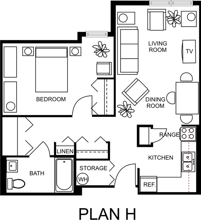 Florida House in Urbana, IL - Foto de edificio - Floor Plan