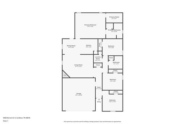 9450 Darren Cir S in Cordova, TN - Building Photo - Building Photo