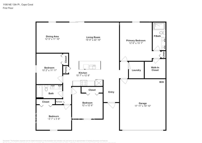 1106 NE 13th Pl in Cape Coral, FL - Foto de edificio - Building Photo