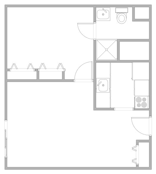 North Hill Place Apartments in Hattiesburg, MS - Building Photo - Floor Plan