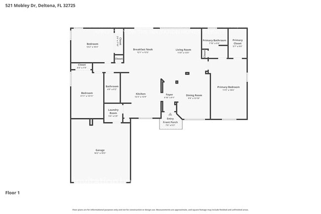 521 Mobley Dr in Deltona, FL - Building Photo - Building Photo