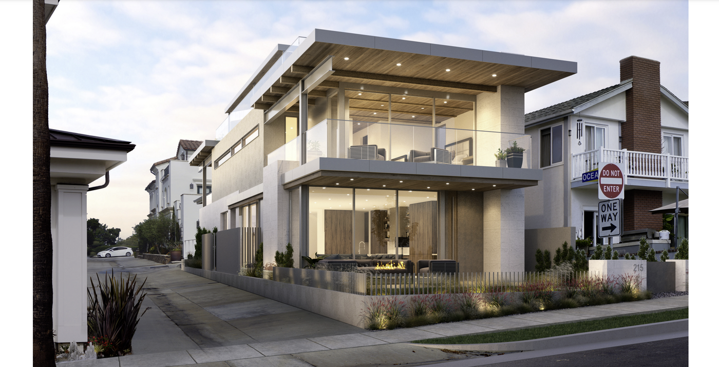 215 Heliotrope Ave in Corona Del Mar, CA - Building Photo