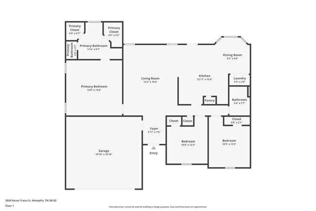 3926 Pecan Trace Cove in Memphis, TN - Foto de edificio - Building Photo