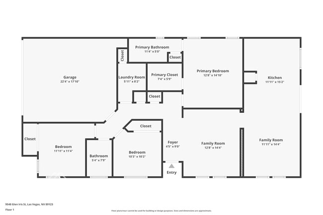 9548 Glen Iris St in Las Vegas, NV - Foto de edificio - Building Photo