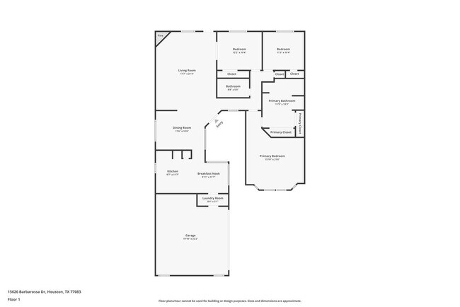 15626 Barbarossa Dr in Houston, TX - Foto de edificio - Building Photo