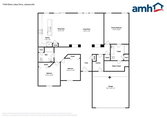 11542 Brian Lakes Dr in Jacksonville, FL - Building Photo - Building Photo