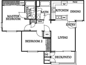 Terracina Gold Apartments in Sacramento, CA - Foto de edificio - Floor Plan