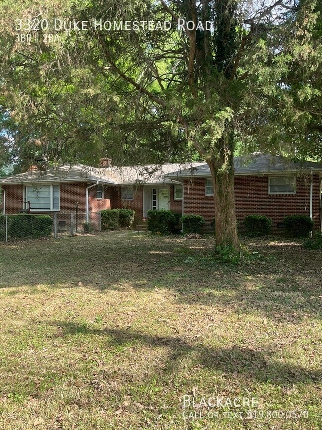 property at 3320 Duke Homestead Rd