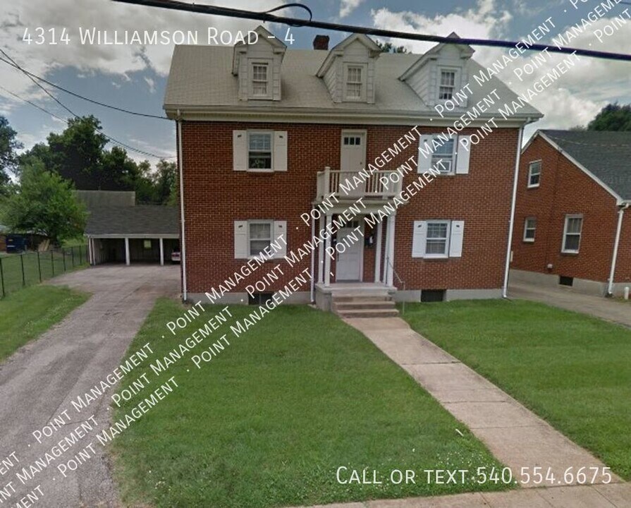 4314 Williamson Rd, Unit 4 in Roanoke, VA - Building Photo