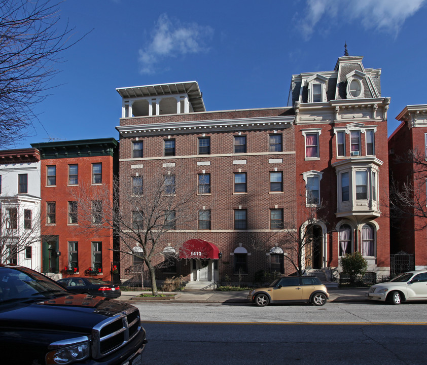 1413 Park Ave in Baltimore, MD - Foto de edificio