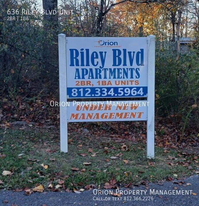 636 Riley Blvd-Unit -A in Bedford, IN - Building Photo