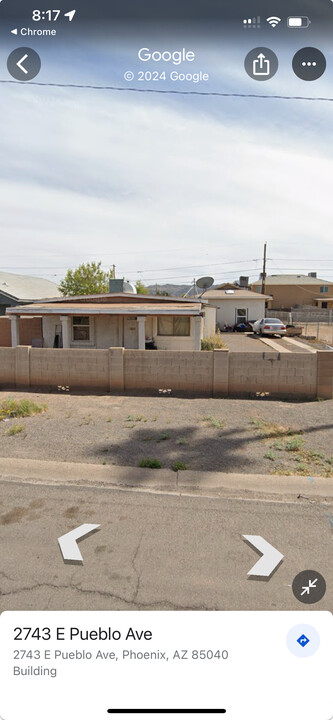 2743 E Pueblo Ave in Phoenix, AZ - Foto de edificio